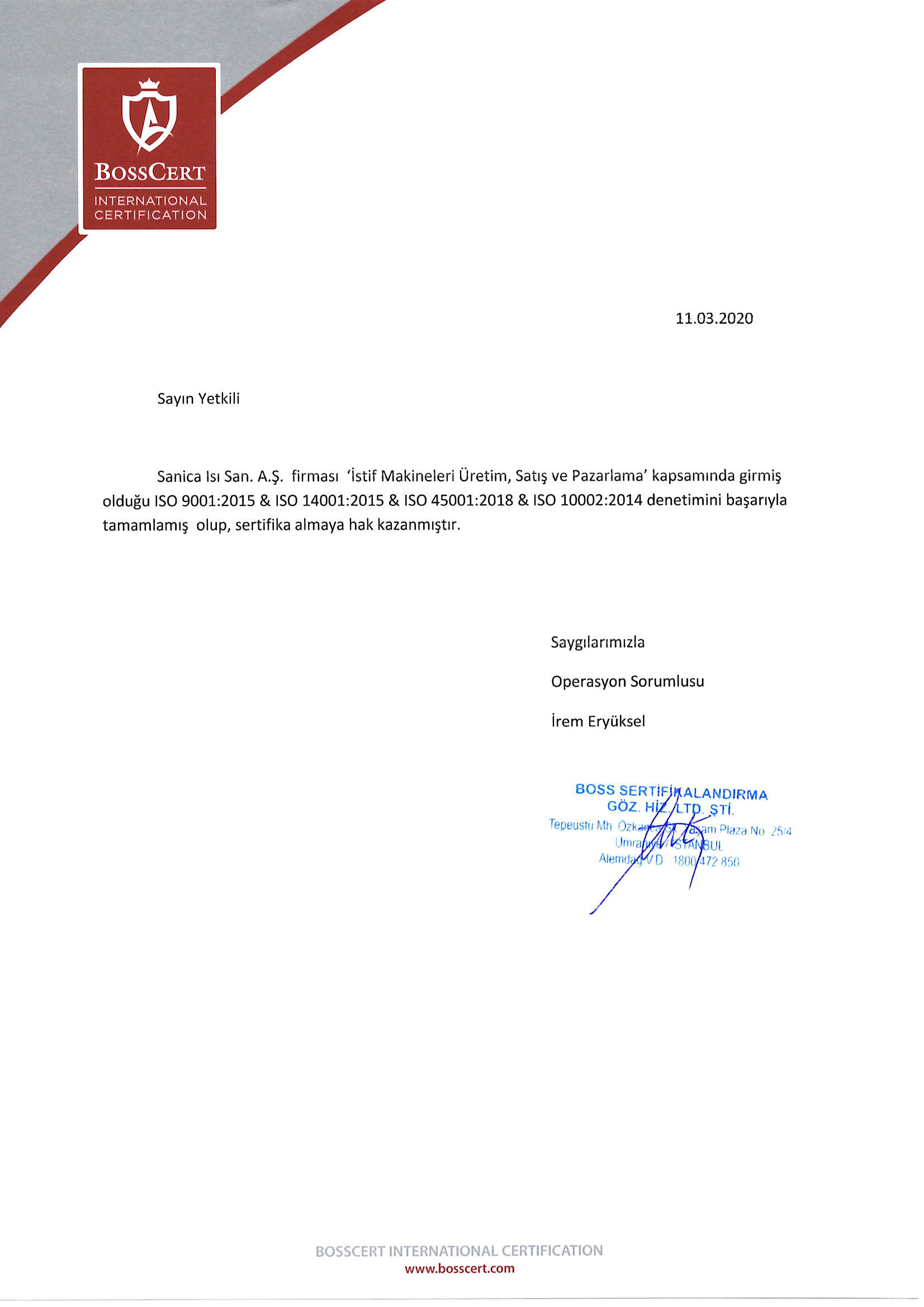 Başarı Yazısı